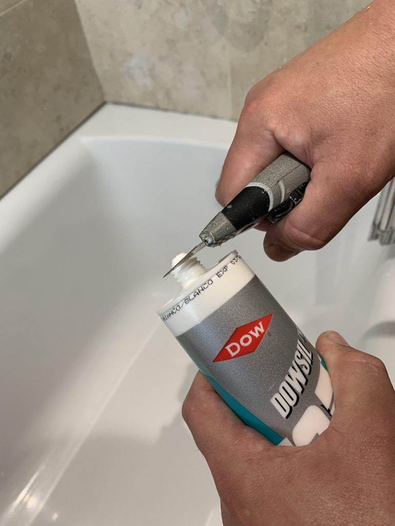 How to Apply Silicone Sealant to a Bath or Shower Tray A Sticky Job