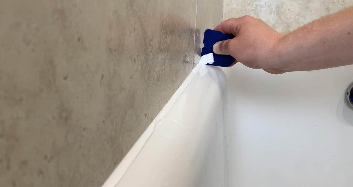 How to Apply Silicone Sealant to a Bath or Shower Tray A Sticky Job